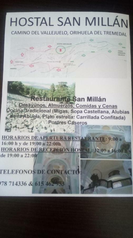Hostal Restaurante San Millan Orihuela del Tremedal Exteriér fotografie